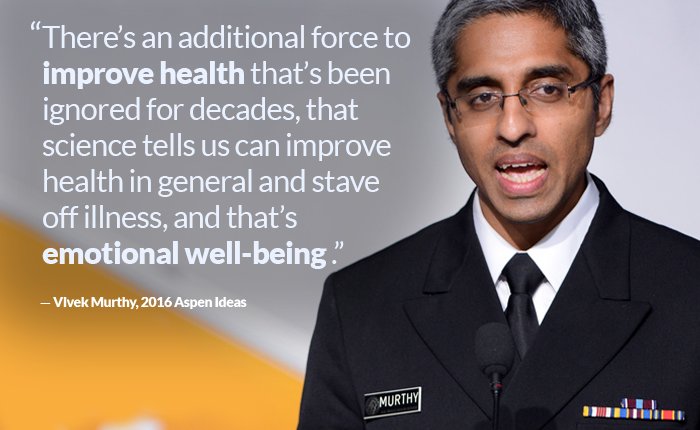 Highlights from #SpotlightHealth: <a href="/Surgeon_General/">U.S. Surgeon General</a> on importance of emotional well-being youtu.be/Rg-l9hb1nVo?t=…