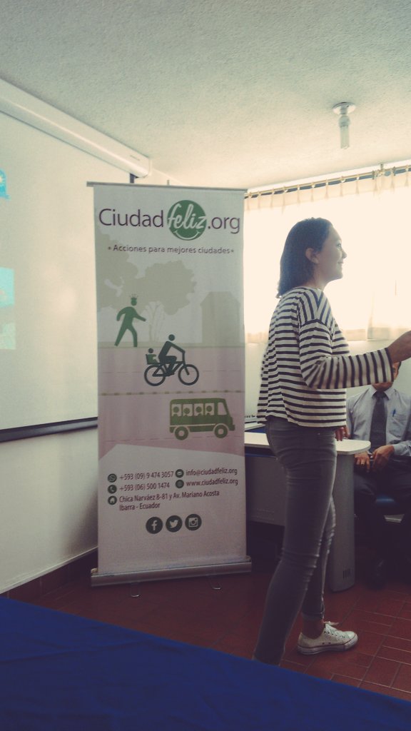 LaCiudadVerde's tweet photo. Felicitaciones @ciudadfelizorg por la serie de preforos en universidades de Ibarra. ¡El gran foro empieza mañana! https://t.co/XTbo9booIt