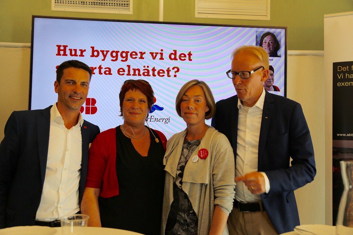 ABBSverige's tweet photo. Upp ur startblocken! Företag behöver fortsätta med hållbarhetsprojekt och klokhet. #almedalen #innovation https://t.co/iM687p7Yo0