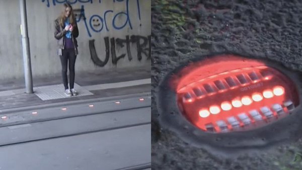 2morrowknight's tweet photo. #Germany is putting traffic lights in the ground where texters can see them https://t.co/WE3JrK8bOE #mobile #texting https://t.co/p6mQbkBgAA