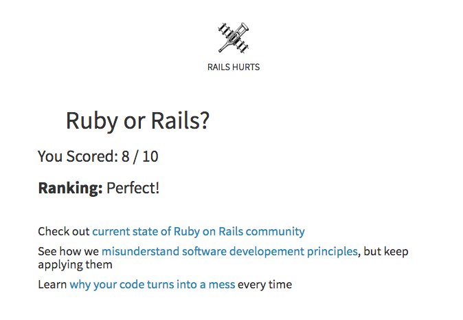 Can you tell when Ruby ends and Rails begins? railshurts.com/quiz/