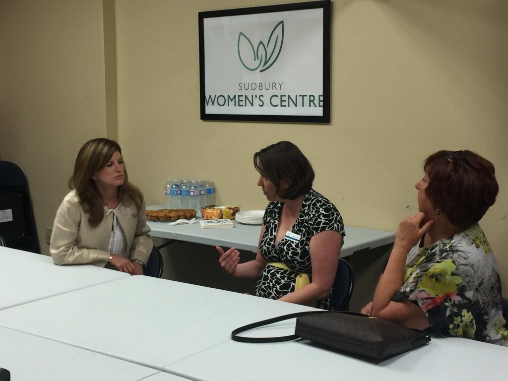 SudburyWC's tweet photo. ED, Tracy DeVos, thrilled to be meeting with @RonaAmbrose at the SWC #PowerfulDiscussions https://t.co/hOM5F1XVxT