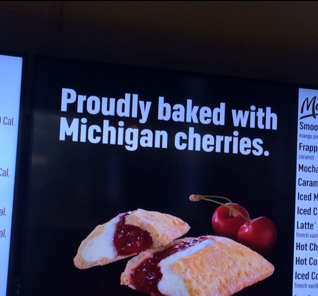 Thank you Gallagher and Peterson farms for what you do!!! #ChooseCherries <a href="/McDonalds_MI/">McDonald's Michigan</a>