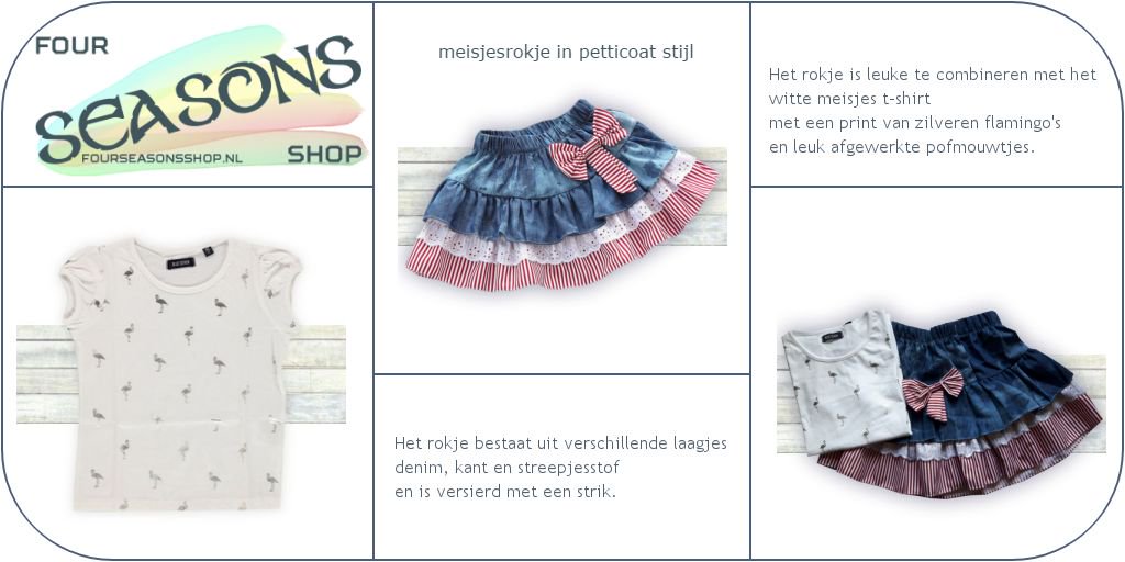 Meisjesrokje stijl petticoat Fourseasonsshop.nl
fourseasonsshop.nl
#fourseasonsshop.nl #meisjesrokje #petticoat