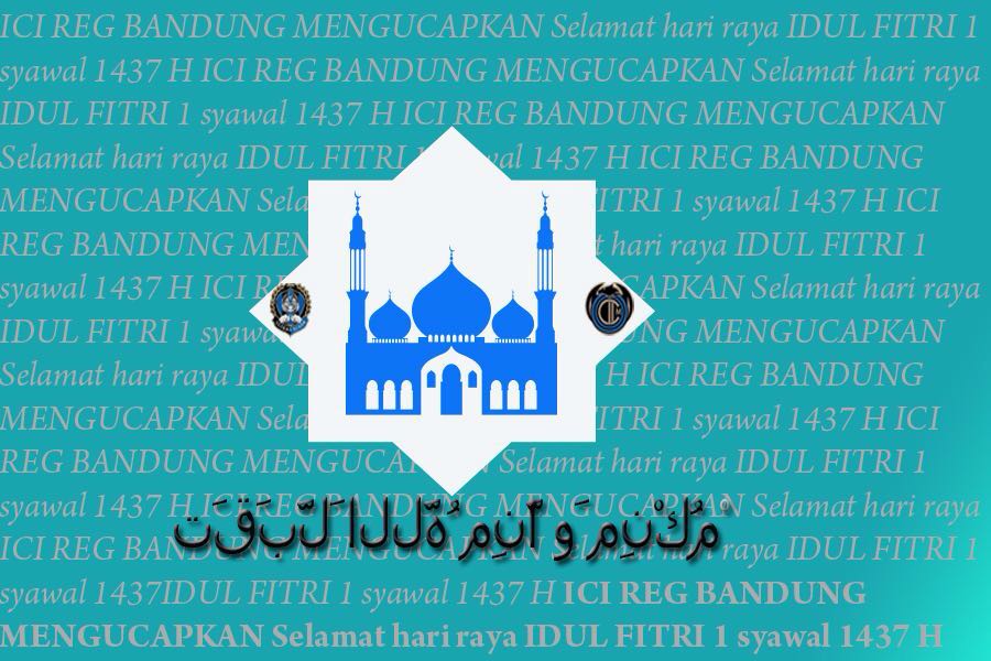 Mewakili pengurus ICI Bandung, Mimin mengucapkan
Taqabballalahu Minna Waminkum,
Selamat Hari Raya Idul Fitri 1437H 🙏