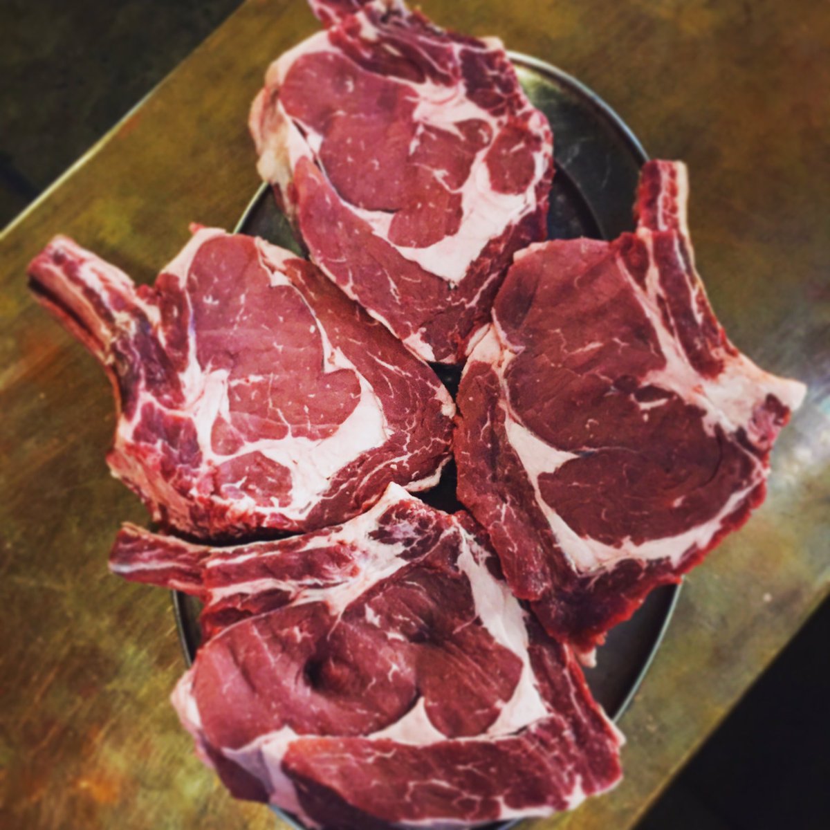 Fancy steak?! Our Sous chef Domenico has just butchered these beauties... #cotedebeuf #costatadimanzo #ribofbeef