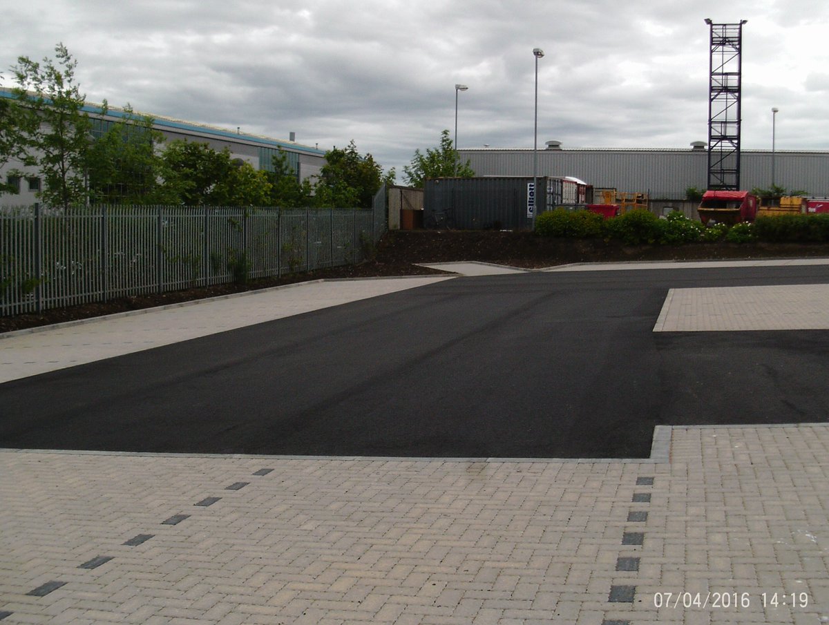 JRDonaldLtd's tweet photo. Dyce Fire Station from start to finish, thanks for the project @kierconstruct #groundworks #carpark #Dyce #Asphalt https://t.co/PwFITDWf9Y
