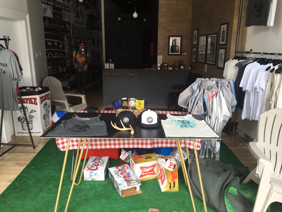 durhamdept's tweet photo. This picture smells like your grandfathers basement. Thanks for the good times this weekend Covington! #makecovcool https://t.co/aY8UcW8ls8