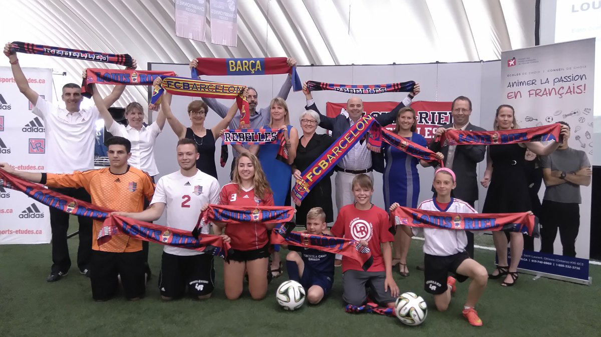 Le @Ottawacepeo et <a href="/ESP_LOUISRIEL/">É.s.p. Louis-Riel</a> sont fiers de s'associer au <a href="/FCBarcelona/">FC Barcelona</a>!