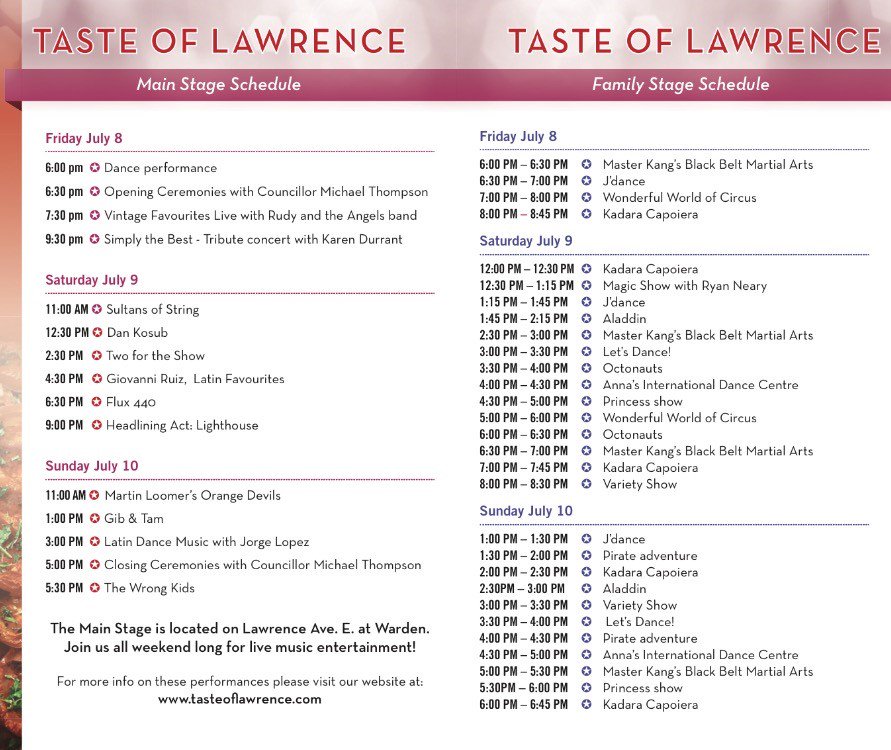 TOMusicAdvisory's tweet image. #TasteofLawrence is July 8-10th! Great music, great food, great people! @Thompson_37
@WexfordBIA