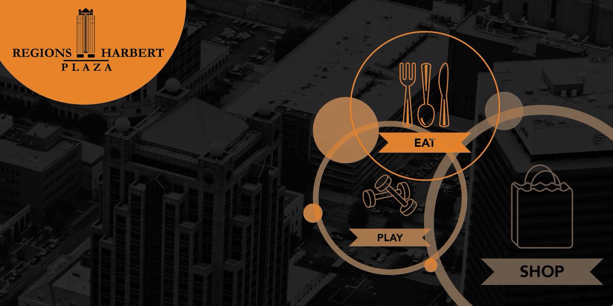 Stop by Regions Harbert Plaza during lunch for all of your retail needs! rhp-retail.com #harbertretail