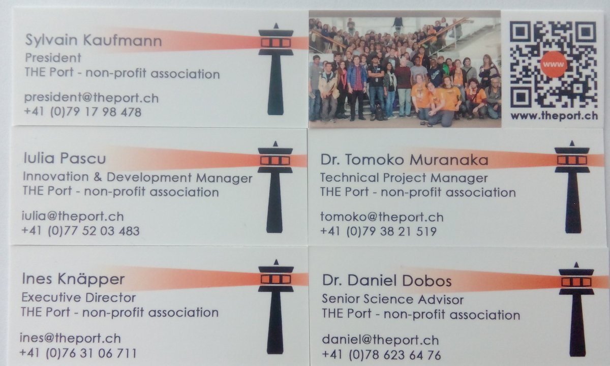 theportatcern's tweet photo. We are telling YOUR story with our brand-new business cards #THEPort14 #THEPort15 #OGH2016 #DiploHack https://t.co/XP0QQ8eGCR