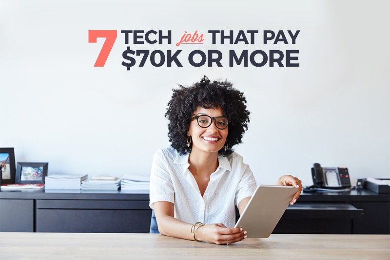 Skillcrush's tweet photo. 7 Terrific Tech Careers That Pay At Least $70k https://t.co/wKx10oZvCD #techjobs #jobs #career #womenintech https://t.co/49xjV5OHGe