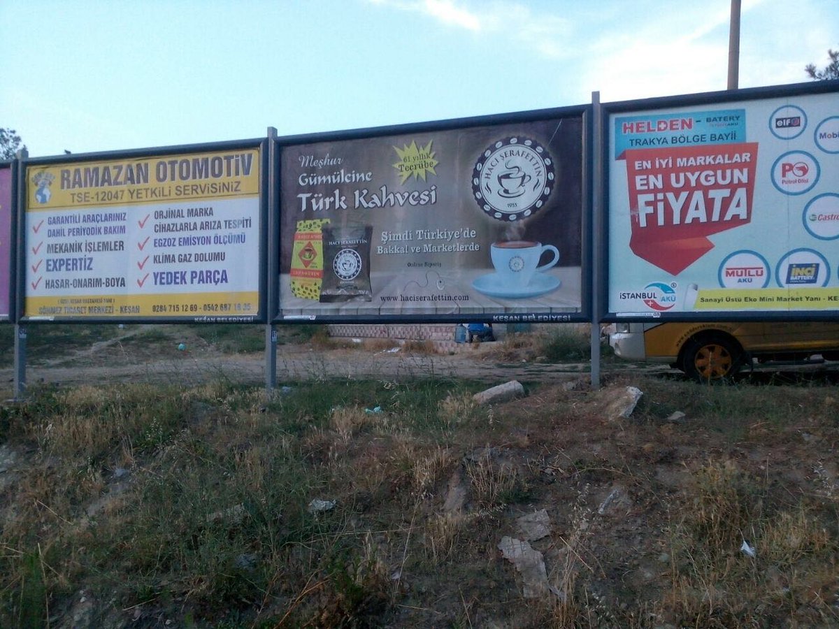 Keşan da reklam çalışmalarımız devam ediyor. ..