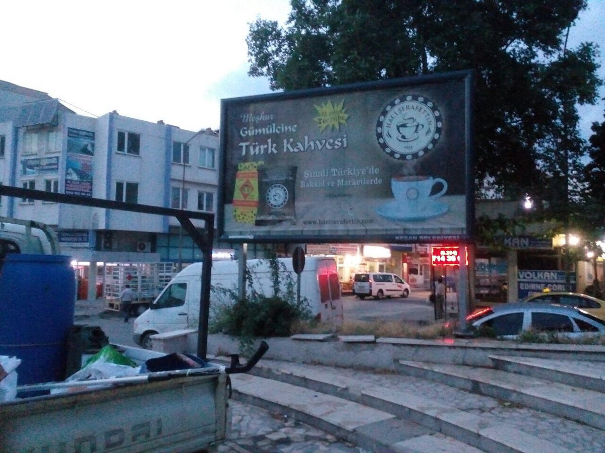 Keşan da reklam çalışmalarımız başlamıştır. .