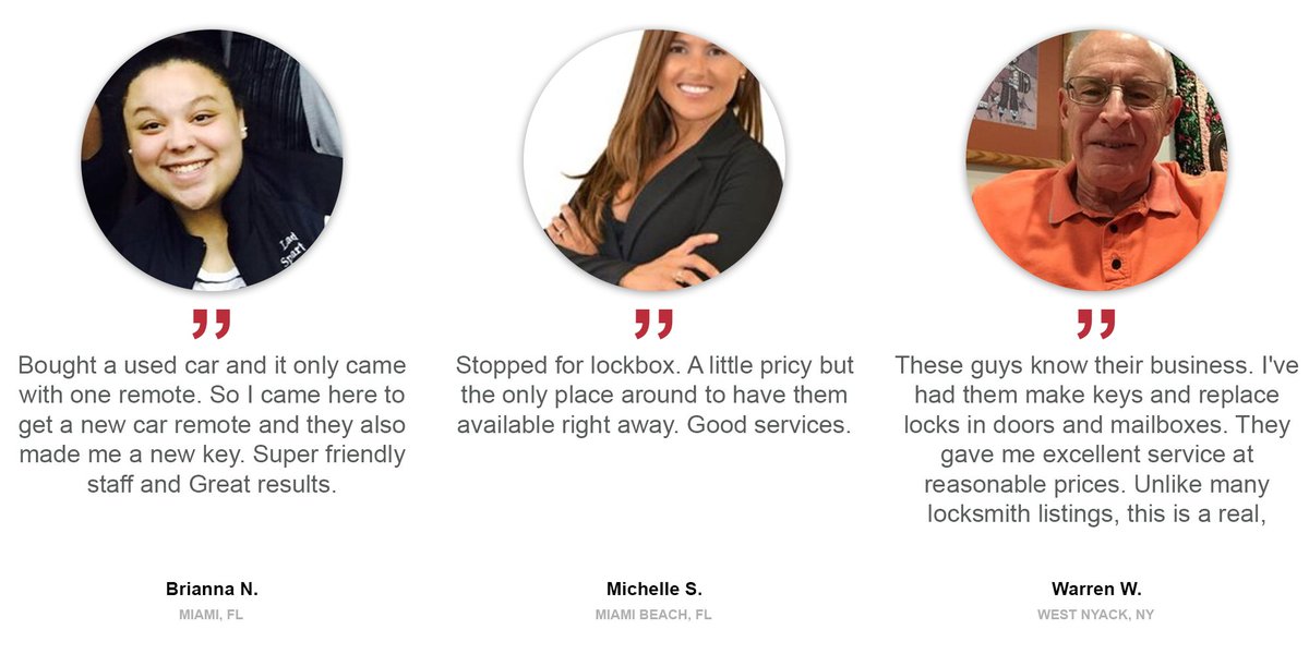 See what our satisfied clients have to say about <a href="/ASAPLocksmithFL/">A.S.A.P. Lock & Safe</a> , Call us at 954-457-2727 #locksmith  #medeco