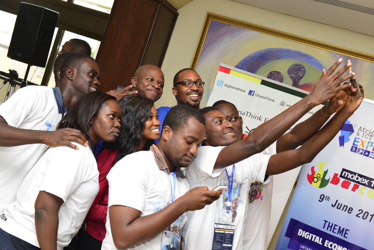 Ghanathink's tweet photo. Some #GhanaThink members from #alloverGhana who were at #Barcamp #Mobex16 in a #fotofie. #bcmobex. #Ghana. https://t.co/0XE01QVZe6