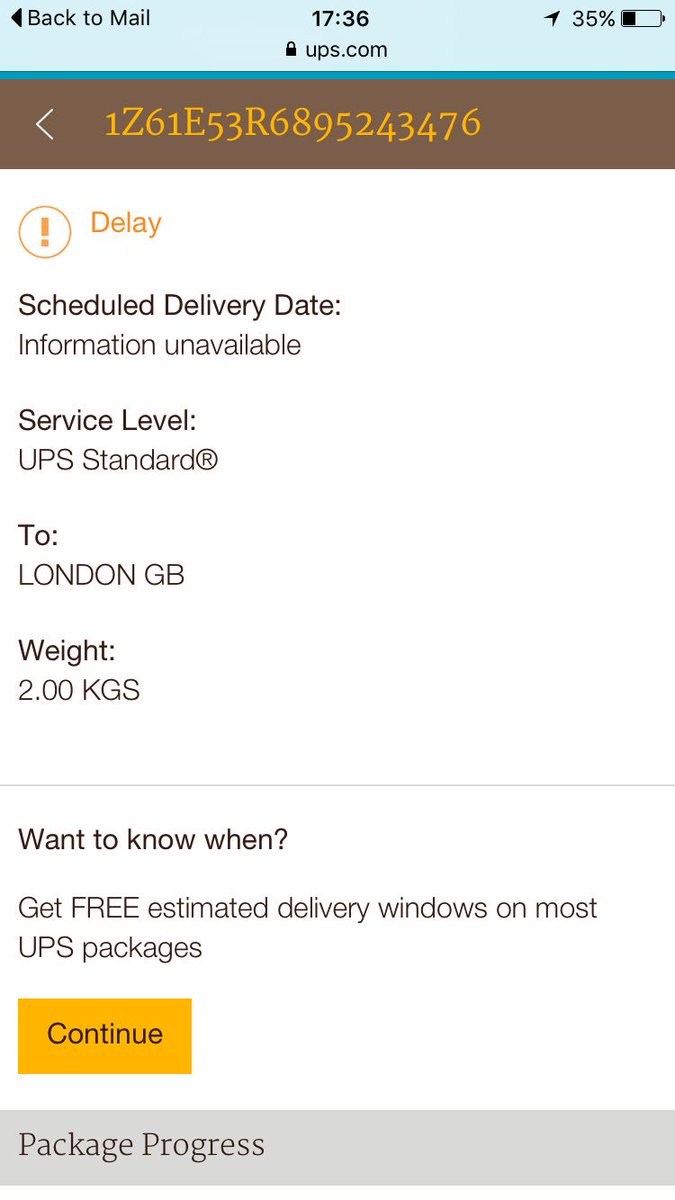 lorenoakley's tweet photo. @UPS is this a joke? https://t.co/Y4upNAkA8z