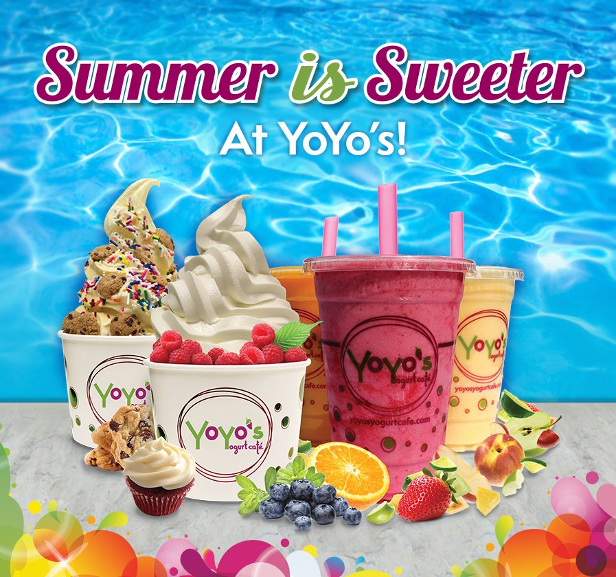 yoyosyogurt's tweet photo. Summer doesn't get any sweeter than this....
#summerissweeteratyoyos #yogurtYOway #summertimeYO #YoBowl #YoBlend https://t.co/iXwDOJbZXc