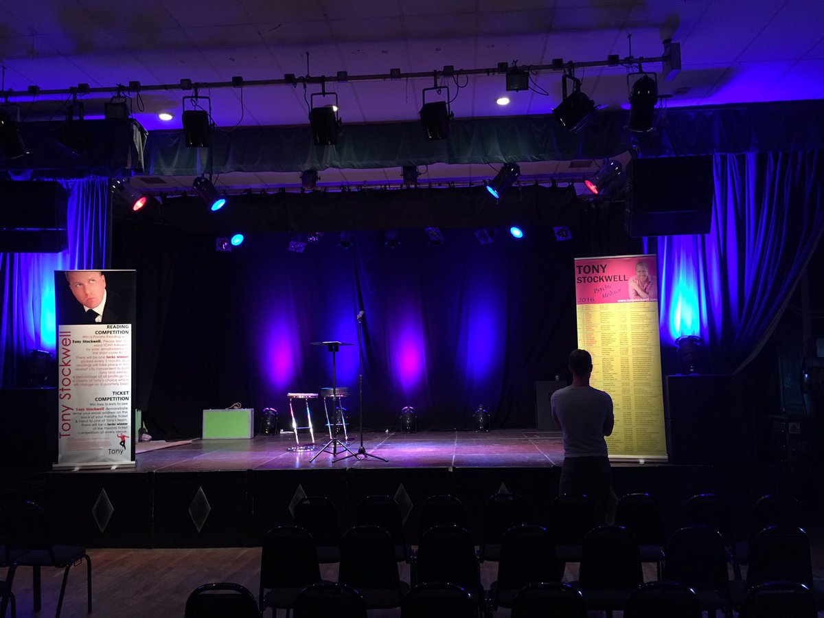 Lighting hire for Tony Stockwell <a href="/TheQueensHall/">Queen's Hall Theatre</a> provided by CLH