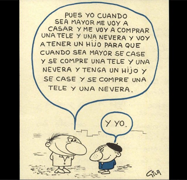 Javikinkman's tweet photo. "Pues yo cuando sea mayor..."

Gila, 1973 https://t.co/bWzsZL3Cyl