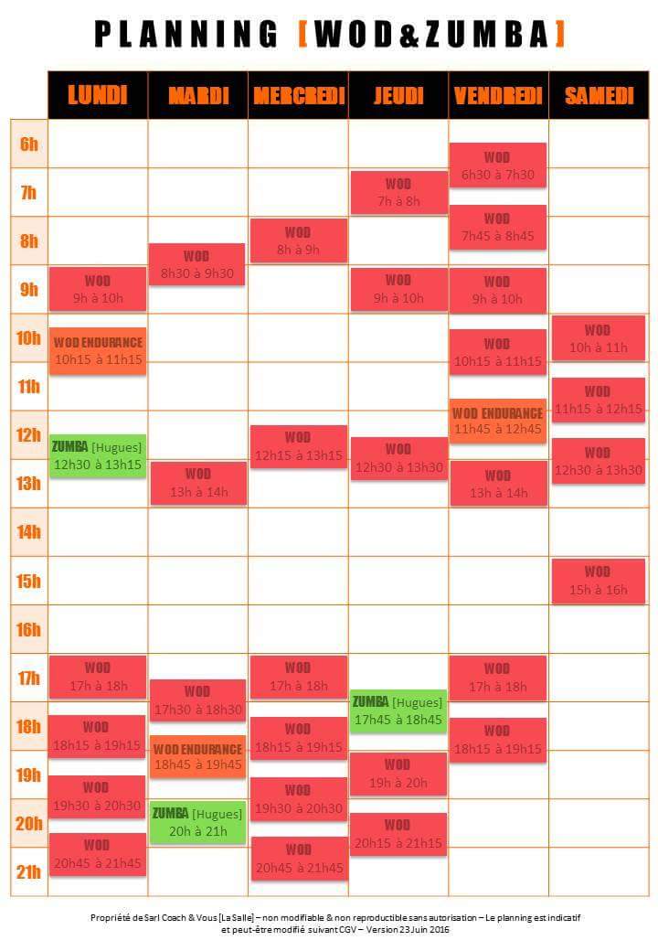 Plannings rentrée dispo RPM WOD Zumba @LesMillsEuromed #CrossFitChartres <a href="/C_Chartres/">C'est Chartres</a> #StayTuned ouverture 27/08