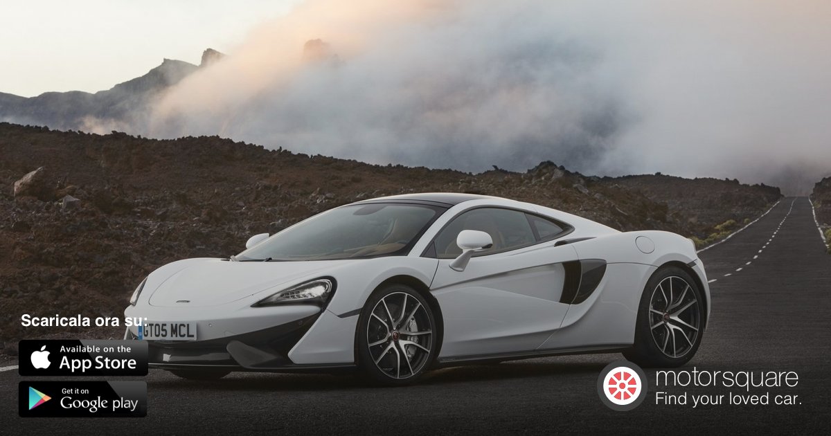 #Dream4You di oggi è #McLaren #570GT, una vettura perfetta per chi inizia con le auto estreme! #motorsquare
