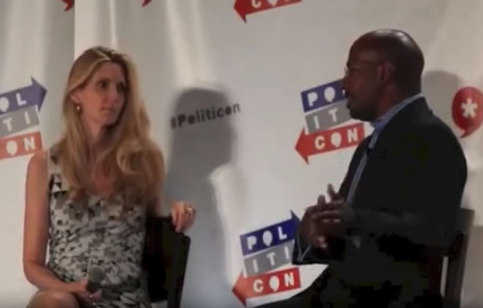 manofthehourmag's tweet photo. Watch @AnnCoulter and @VanJones68's debate at #Politicon2016: https://t.co/ogSoT41bQp https://t.co/ewpcNep839