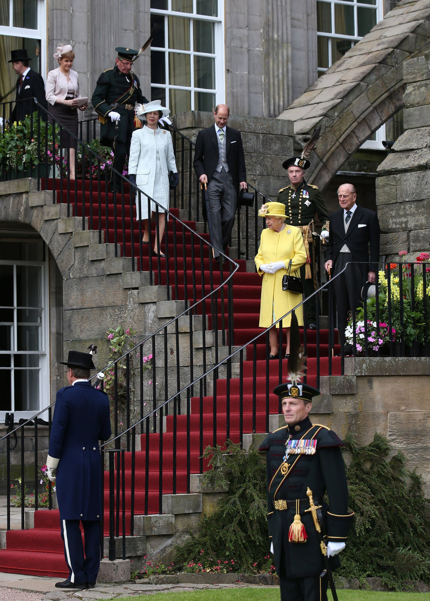 Queen Elizabeth II Visits Royal Botanic Garden Edinburgh 