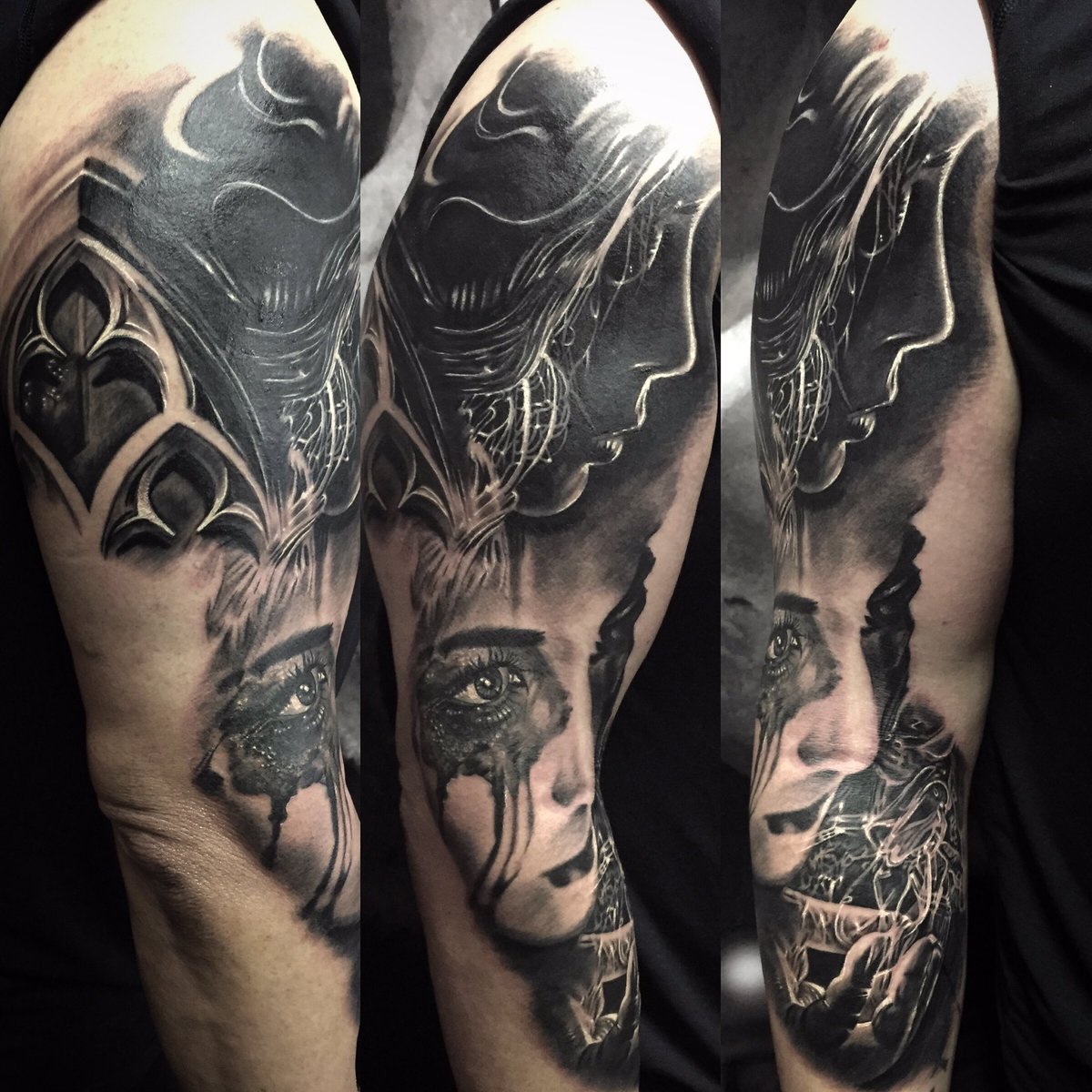 ArronRawTattoo's tweet image. Day 2 of 3 
Both cover ups
More Mañana