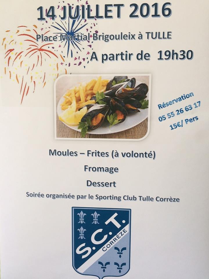 Réservations ouvertes au club house ou au 05.55.26.63.17 ! On vous attend nombreux !