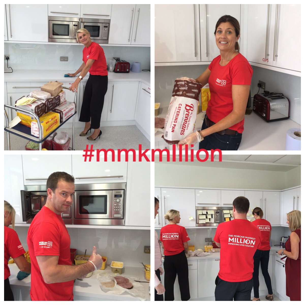 Helen_Gall's tweet photo. Sandwich making for a good cause! #MMKMillion @MorganMcKinley @MMKIreland https://t.co/XsUlJtDzVE