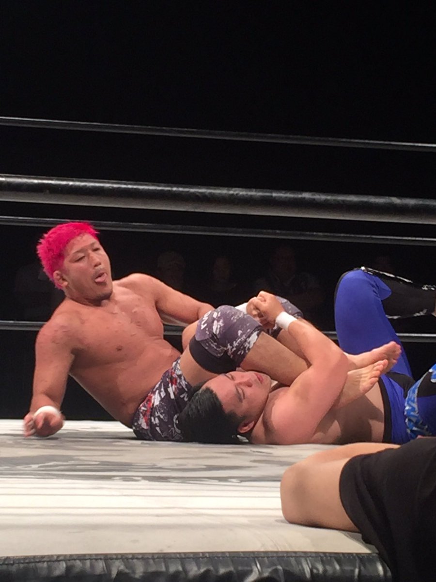 ryujyu0164's tweet photo. 佐藤くんVS竹田さん #DRIZE #bjw #ajpw https://t.co/fw6OduxN2x