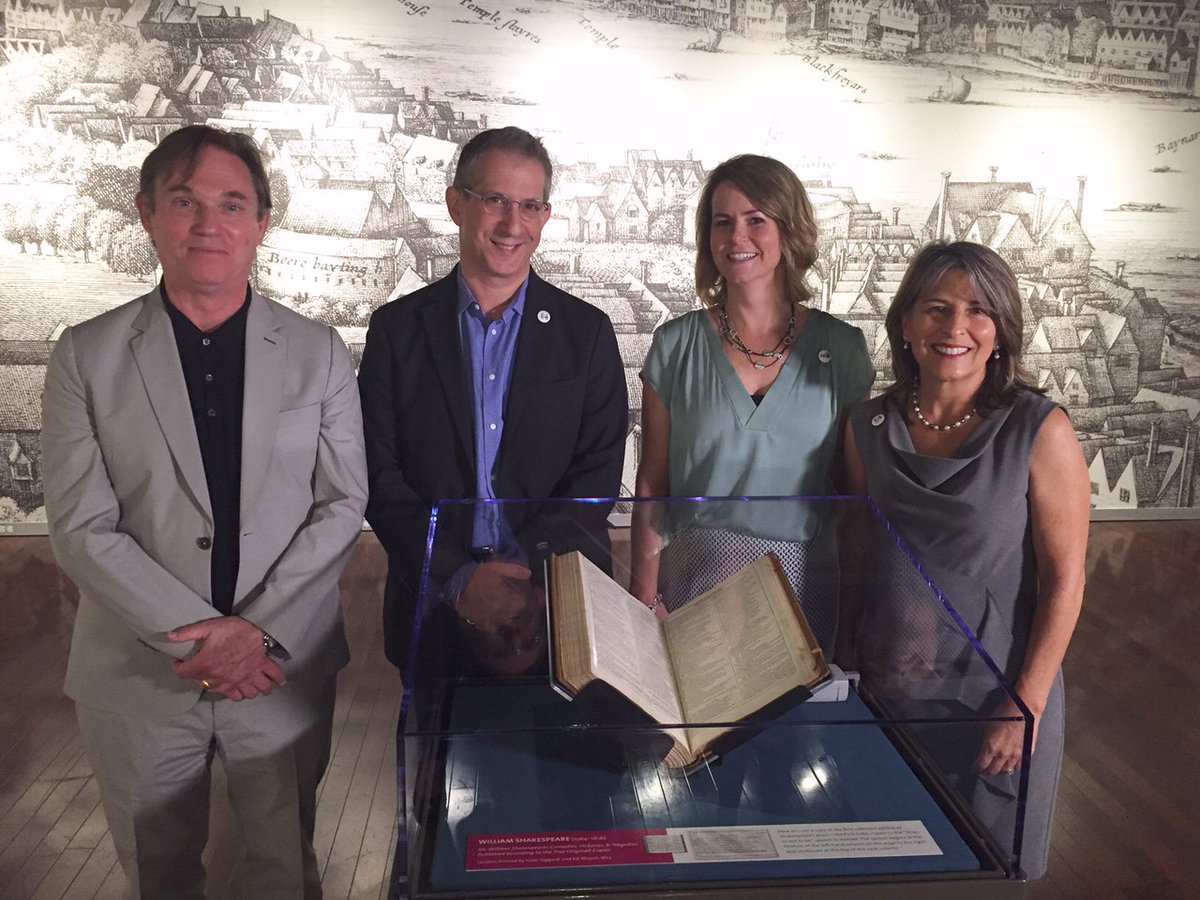 CityofSanDiego's tweet photo. Time is running out to see #FirstFolioSD. Two more days on exhibit at the Central Library @SDPublicLibrary #SHX400 https://t.co/Fvrxe7YtWs