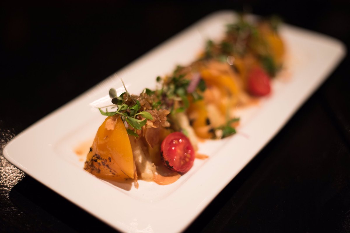 1516folsom's tweet photo. Charred Heirloom Tomato Salad - Visit our website at https://t.co/Moadpac31T #OEC #sushi #chefstan #1516folsom https://t.co/mGSxfv4MlS