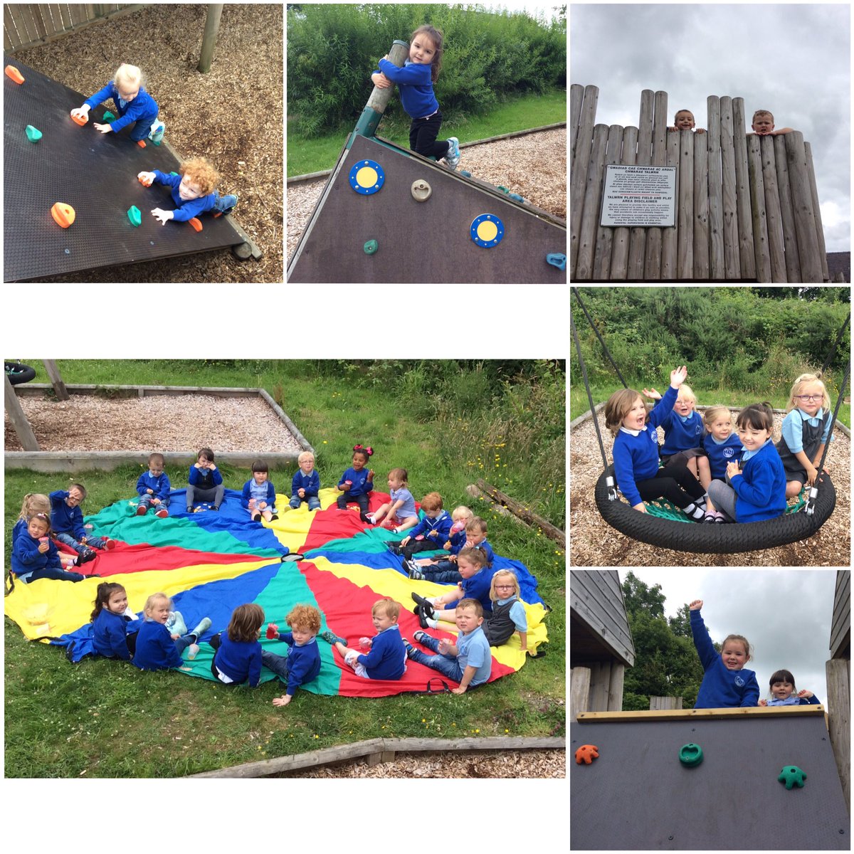 Graig_Meithrin's tweet photo. wedi mentro eto heddiw i'r parc a wedi cael llond lle o hwyl - enjoyed a lovely afternoon in the park 😃😃 https://t.co/mA5o8AatXR