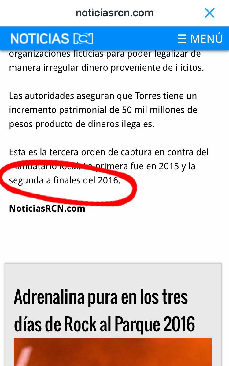Para que vean la efectividad de <a href="/NoticiasRCN/">Noticias RCN</a> 
Ellos no se quedan conformes con solo informar, ellos leen el futuro.