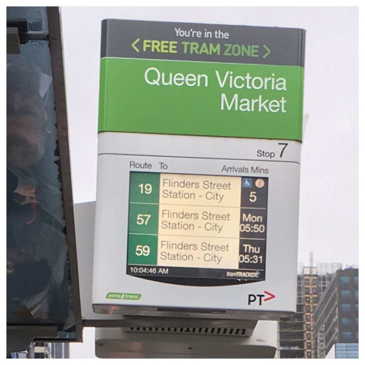 kya_licious's tweet photo. @yarratrams and then there is this after the team works on the way to flinders st. https://t.co/D3GUCe6lHQ