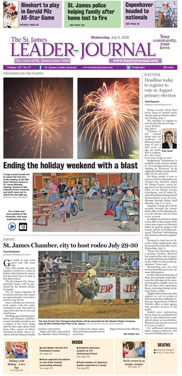StjLeader's tweet photo. Check out tomorrow's front page preview: https://t.co/fXMu3ud3ns