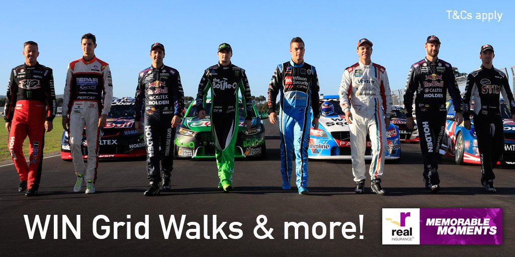Realinsurance's tweet photo. Want to WIN Grid Walks &amp; Safety Car rides at your local @supercars race?
ENTER NOW!: https://t.co/8sVrZMi0Sg
#VASC https://t.co/3N3VkFw7d8