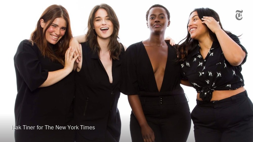 nytimes's tweet photo. Plus-size models are generally ignored in beauty campaigns. That’s beginning to change.
https://t.co/QSoZAEXSpp https://t.co/KoC8pLIaqv