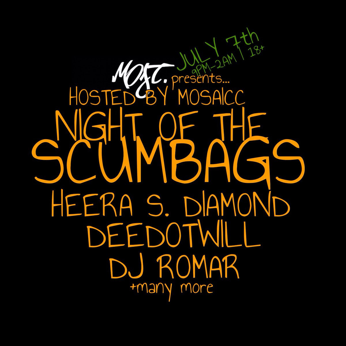 KevinROMAR's tweet photo. This Thursday July 7th I'm Djing in Fullerton, with @Deedotwill Hosted by @Mosaicc_ 1401 S Lemon St, Fullerton https://t.co/8Mn1X2GwSX