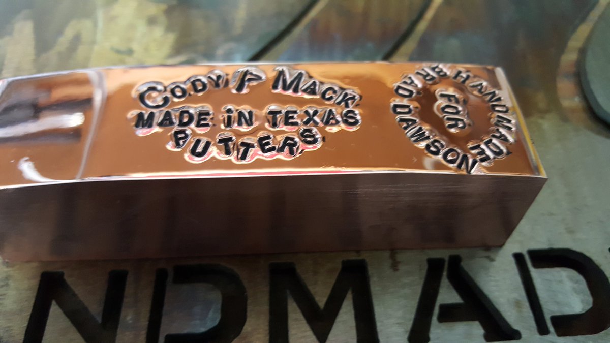 CodyMackPutters's tweet photo. There's nothing like copper #CodyMackPutters #handmade #copper this one is going to be special! Stay tuned https://t.co/rZlM0DkctK