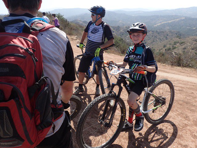 overthehumpmtb's tweet photo. Reese Neuer, representing #raceoth kids, out enjoying 4th of July with his dad. Photo Craig Erion, OC RIDER. https://t.co/CLPwg7zj14