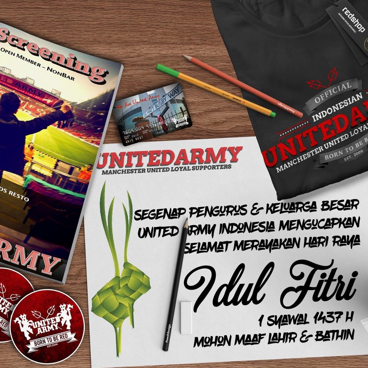 Selamat Hari Raya Idul Fitri 1 Syawal 1437H...
Mohon Maaf Lahir &amp; Bathin...... #UnitedArmy #EidMubarak2016