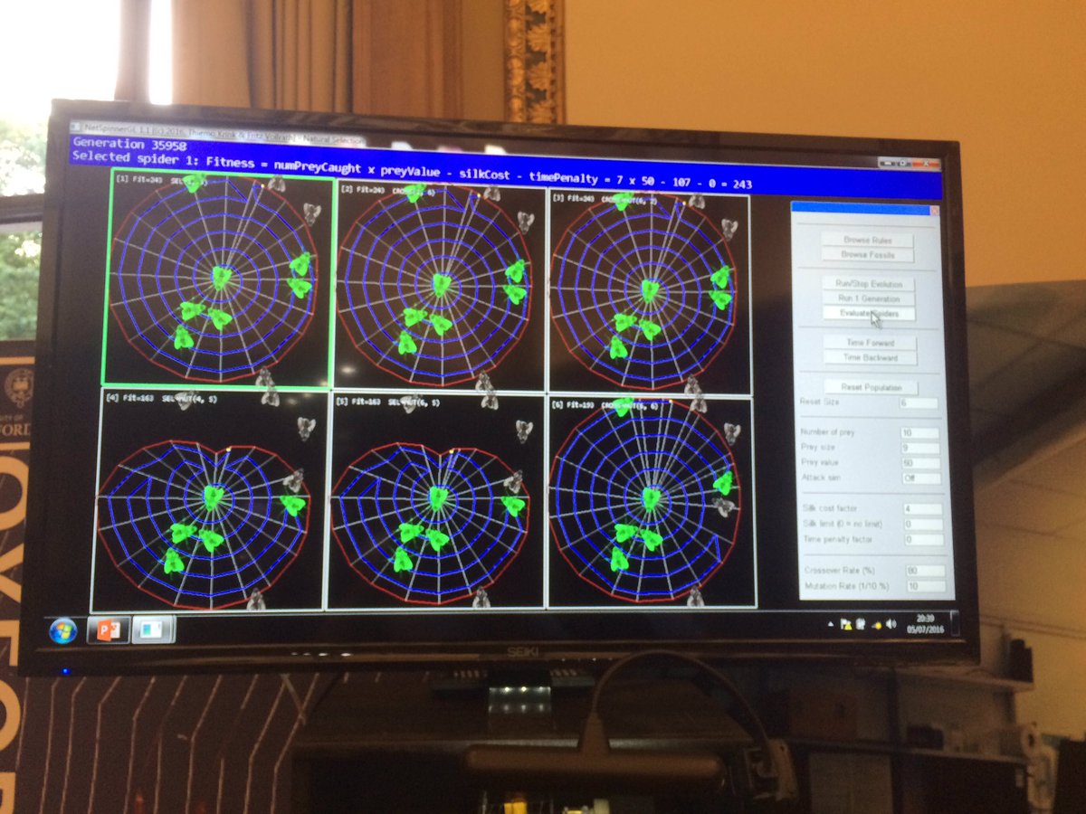 Netspinner game on display #summerscience