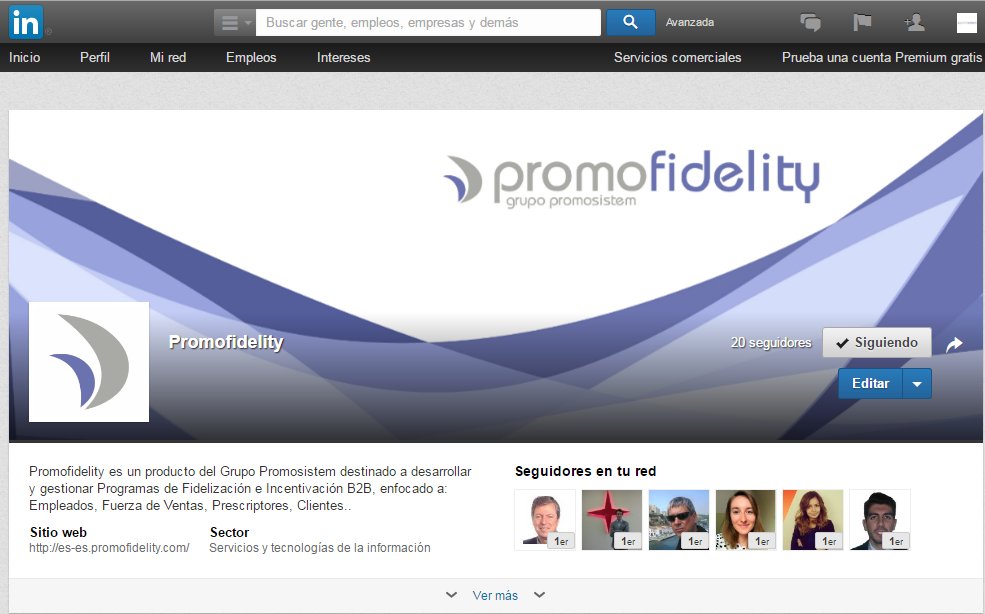 Promofidelity's tweet photo. Síguenos ahora en #LinkedIn #Promofidelity: https://t.co/9dRkPXMBP9 https://t.co/X5o5HdzuEH