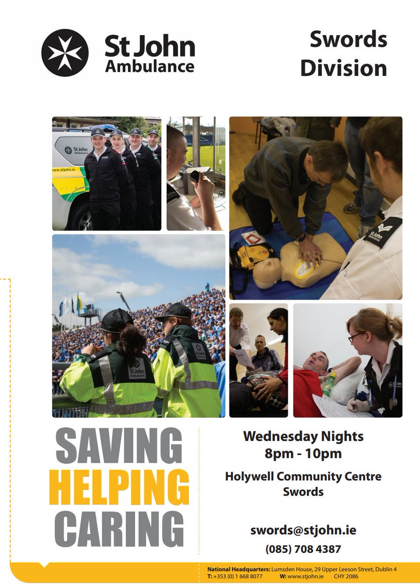 stjohnswords's tweet photo. Hi guys If your interested in becoming a volunteer for @stjohnswords .Call down for a chat and meet the group. https://t.co/LIrVPeHSoI