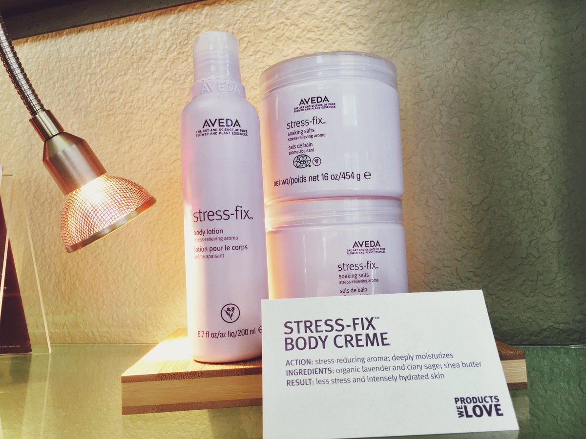 AFABSPA's tweet image. Stress taking its toll? Try our Stress Fix collection, complete with lavender buttery aromas for a deep moisture.