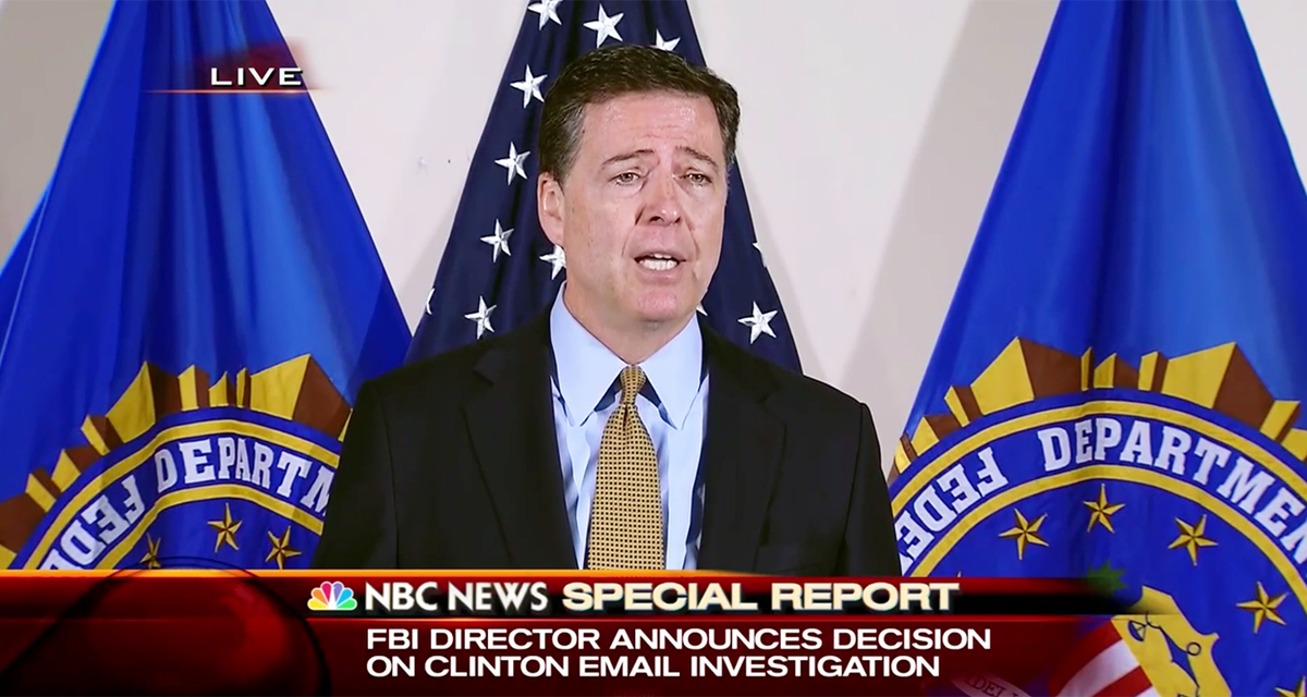 TheBabylonBee's tweet photo. FBI Investigation Into Hillary Clinton’s Email Use Reveals She Is Above The Law https://t.co/rNYuzPfj4I https://t.co/71ZFytFiYT